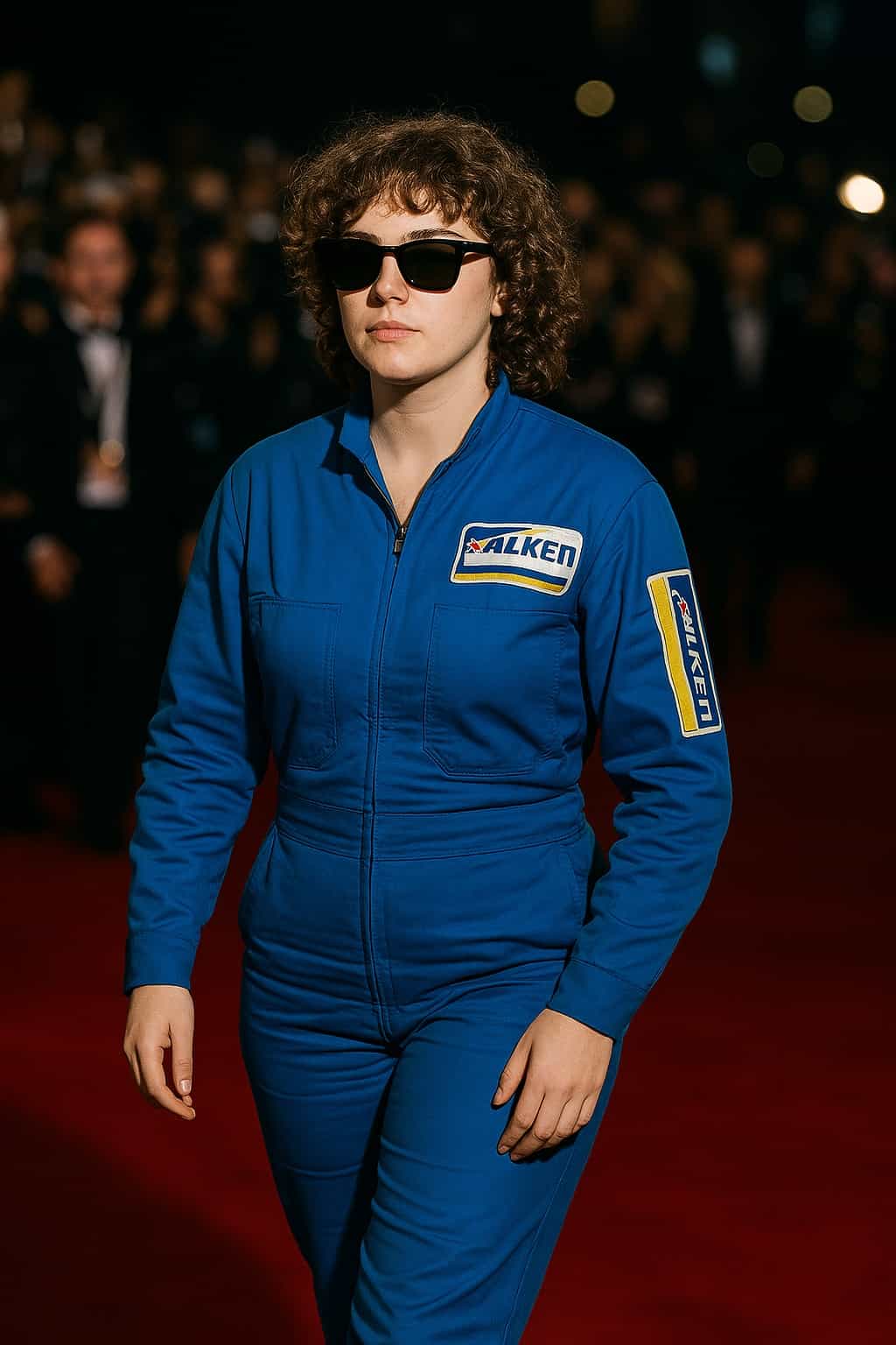 Malka with Larry David